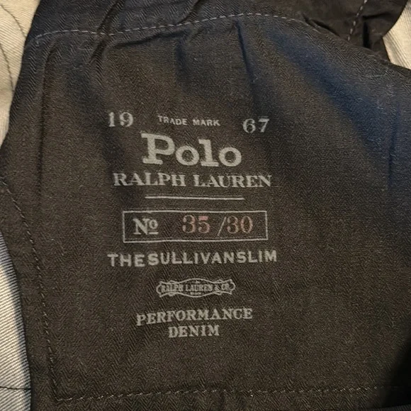 Polo Ralph Lauren- Men’s Grey Wash Black Label Jeans - Size 35/30